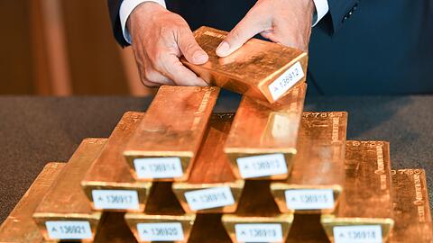 Die Bundesbank verwaltet die Goldreserven des deutschen Staates. (Archivbild)