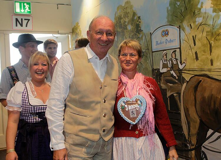 Vizepräsident Franz Maget mit Ehefrau.