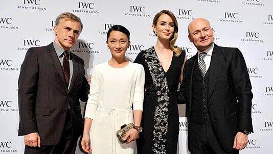 Christoph Waltz, Zhou Xun, Emily Blunt und Georges Kern (v.l.)