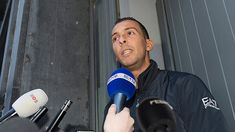 Mohammed Abdeslam, der Bruder des gesuchten Verdächtigen Salah Abdeslam. Mohammed Abdeslam, der Bruder des gesuchten Verdächtigen Salah Abdeslam.