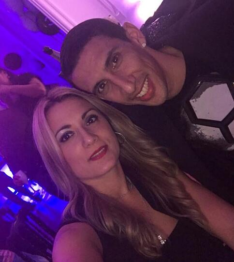 Jorgelina Cardoso und Angel di Maria