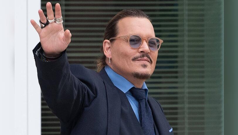 Johnny Depp kurz vor dem Ende des Prozesses gegen seine Ex-Frau Amber Heard im Mai 2022.