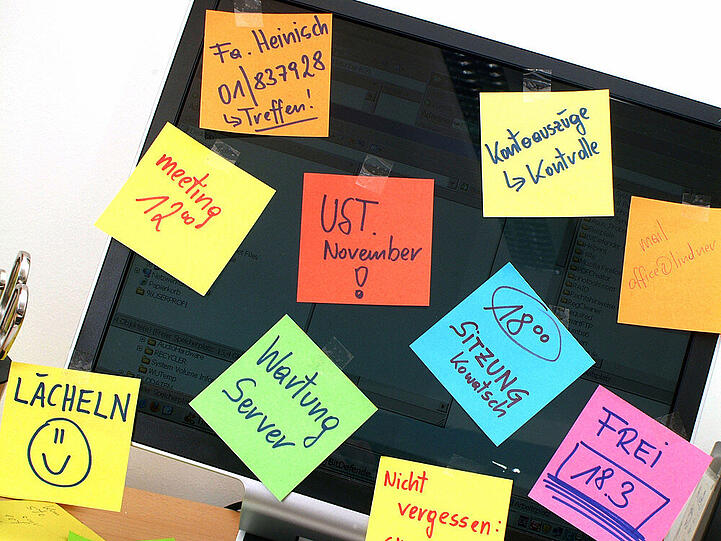 Ob digital oder analog: Ganz ohne Gedächtnisstützen kommt kaum jemand durchs Leben