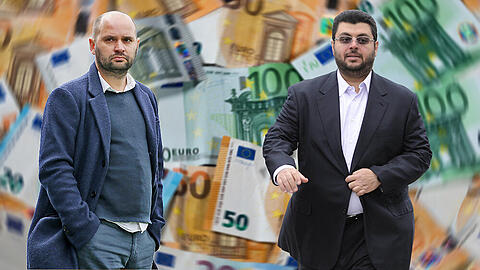 Löwen-Boss und Investor: Michael Scharold (li.) und Hasan Ismaik.
