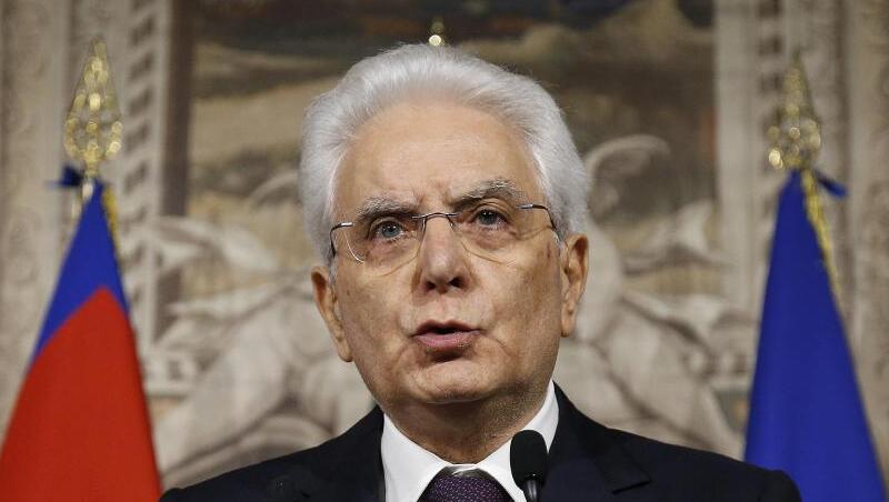 InternItaliens Staatspräsident Sergio Mattarella kommt nach Berlin.