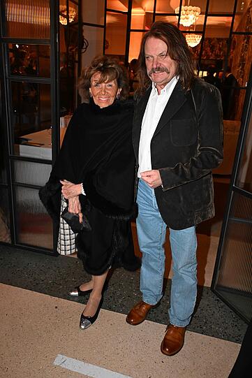 Charlotte Knobloch (Präsidentin der Israelitischen Kultusgemeinde München und Oberbayern) und Musikproduzent Leslie Mandoki