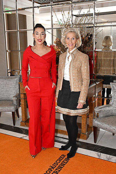 Tijen Onaran und Kristina Tr&ouml;ger (Pr&auml;sidentin "Club der europ&auml;ischen Unternehmerinnen")