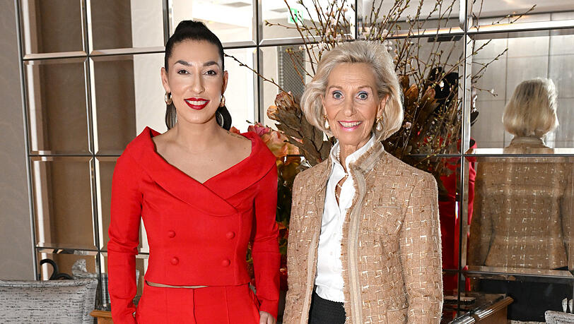 Tijen Onaran und Kristina Tr&ouml;ger (Pr&auml;sidentin "Club der europ&auml;ischen Unternehmerinnen")