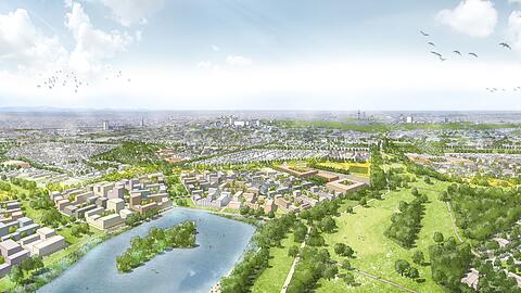 Pläne für ein neues Olympisches Dorf in Daglfing.