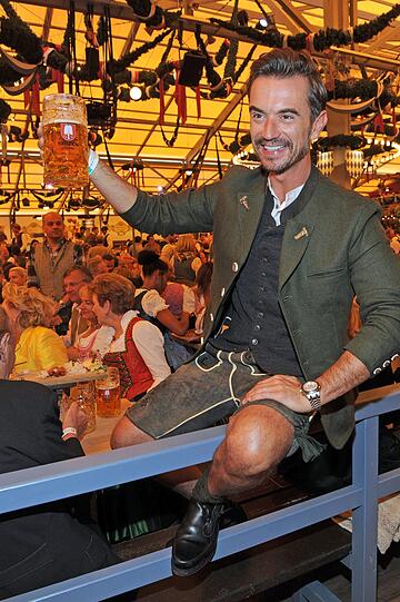 Ein Prosit: Florian Silbereisen im Schottenhamel.