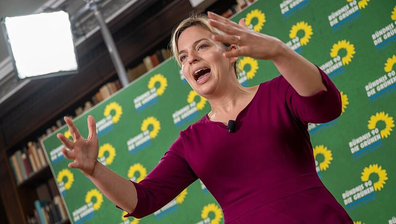Katharina Schulze von den bayerischen Grünen. Katharina Schulze von den bayerischen Grünen.