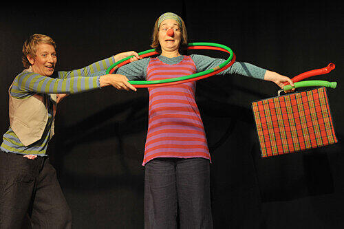Mit von der Partie beim Festival: Monica Calla (links) und Anette Mahlberg vom Theater Monetti.