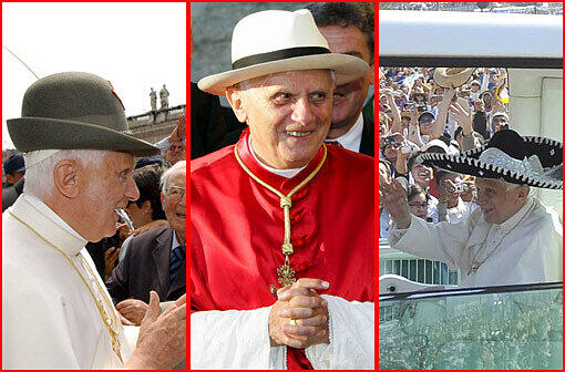 Als Person der Öffentlichkeit zählt ein gelungenes Auftreten samt durchdachtem Finish alles! Kein Problem für Papst Benedikt: Er greift zielsicher in die Reisekoffer und kombiniert wie ein alter Fashion-Hase.