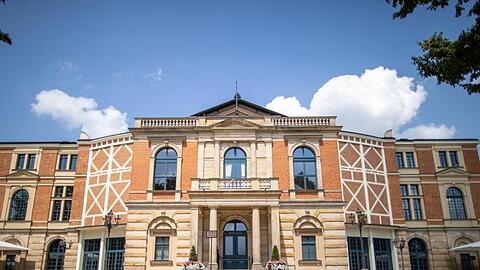 Das Bayreuther Festspielhaus.