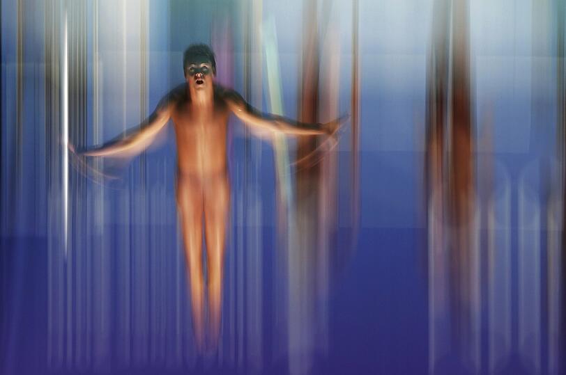 Der erste Preis für die beste Sportgeschichte. Adam Pretty hat Thomas Daley, ein britischer Wasserspringer, bei den Olympischen Jugendspielen in Singapur 2010, fotografiert.