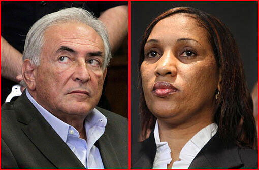 Dominique Strauss-Kahn und Nafissatou Diallo: Sie hat ihn zu Schadensersatz verklagt. Ihr Vorwurf: Versuchte Vergewaltigung.