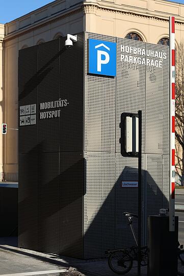Die "Hofbräuhaus-Parkgarage" - ein Mobilitäts-Hotspot.