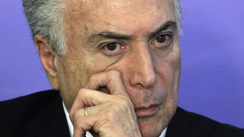 Brasiliens Präsident Michel Temer ist wegen Korruption angeklagt worden.