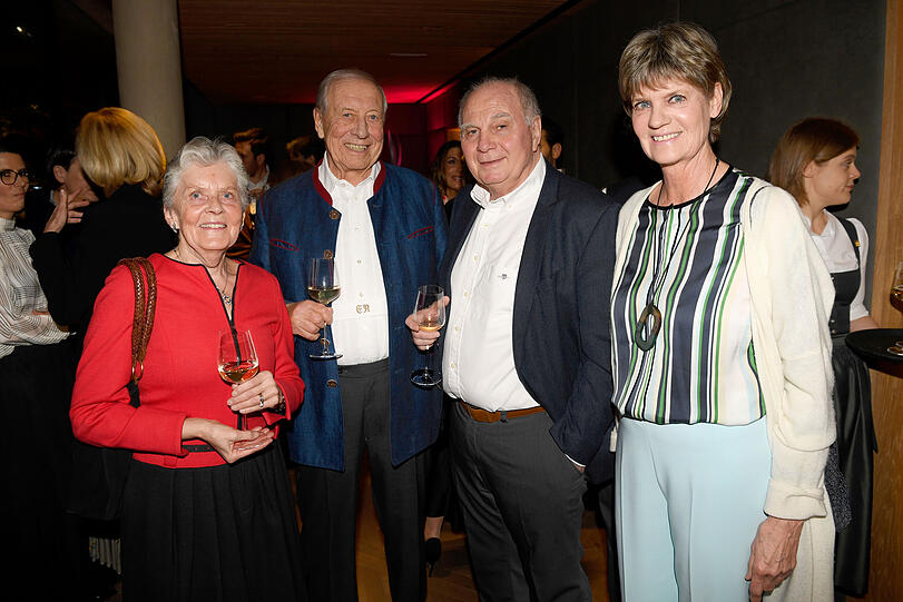Uli und Susanne Hoeneß mit Edi Reinbold und Frau Petra
