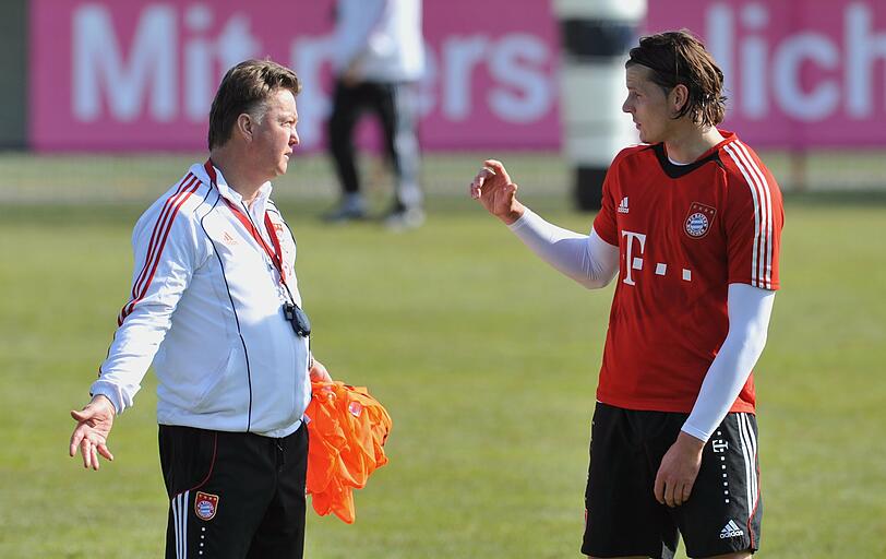 Die Bilder vom ersten Bayern-Training nach der Bekanntgabe, dass sich der Verein von Van Gaal trennen will.