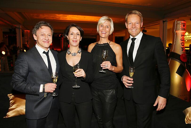 Axel Pape und Gioia Raspe, Christoph von Tschirschnitz und Tina Maria Werner