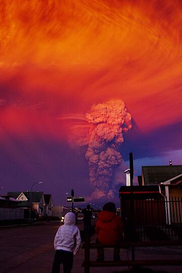 Im Süden Chiles ist der Vulkan Calbuco ausgebrochen. Die Bilder.