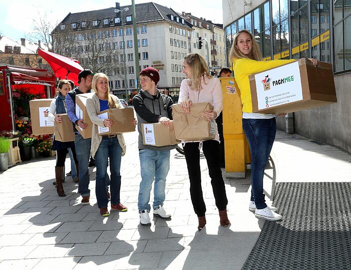 Packerl statt Container - die Aktion &bdquo;Packmee&ldquo; ruft zu Kleiderspenden über die Post auf. Wer altes Gewand für den guten Zweck weggeben will, schickt es an &bdquo;Packmee&ldquo;. Am Dienstag war das leider noch nicht möglich - zumindest nicht am Goetheplatz: Da hatte die Post nämlich zu.