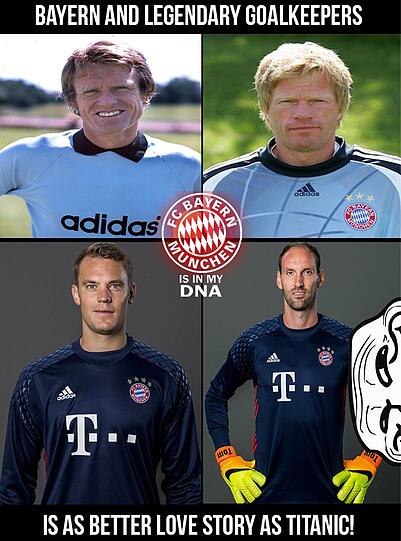 Bayern und legendäre Torhüter ist angeblich die bessere Liebesgeschichte als Titanic.