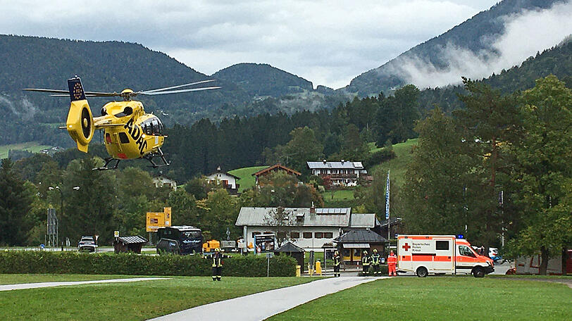 Die Einsatzkräfte waren mit einem Großaufgebot vor Ort.