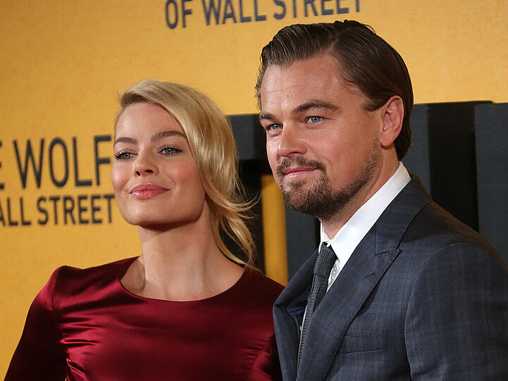 Sie können auch ganz friedlich miteinander: Margot Robbie und Leonardo DiCaprio