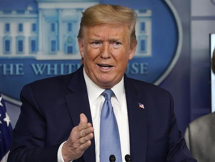 US-Präsident Donald Trump ist mit seiner Krisenarbeit zufrieden.