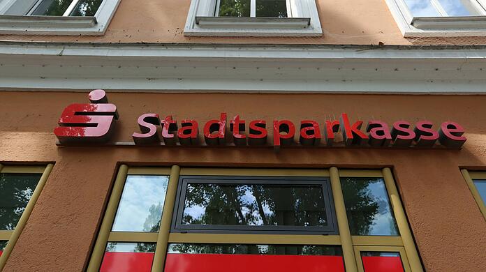 Eine Filiale der Stadtsparkasse München.