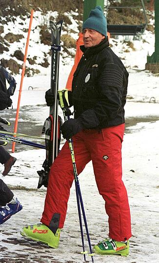 2001: Der damalige spanische König Juan Carlos im Val d&rsquo;Aran