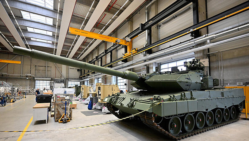Der R&uuml;stungskonzern KNDS baut den Kampfpanzer vom Typ Leopard 2.