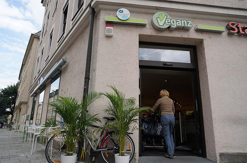 Bislang eine gute Adresse für tierfreie Produkte: der "Veganz"-Supermarkt an der Baldestraße.