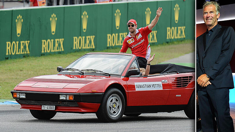 Sebastian Vettel kam nach seinem Baku-Rempler ohne eine Sperre davon.