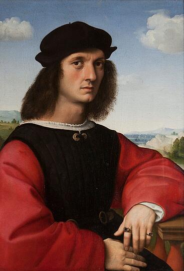 Raffaels Porträt des Agnolo Doni (um 1506).