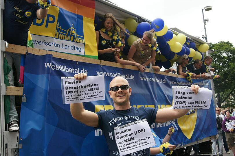 Sehen Sie hier die besten Bilder vom CSD in München.