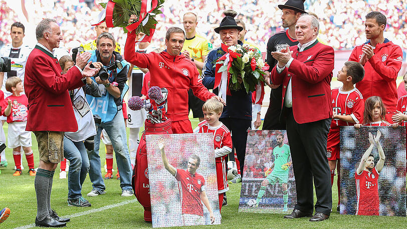 Emotionale Moment: Mit Philipp Lahm verlässt ein großer die Fußballbühne. Die Bilder vom Samstag...