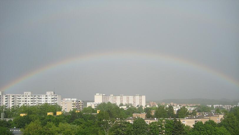 Regenbogen über Neuperlach Regenbogen über Neuperlach