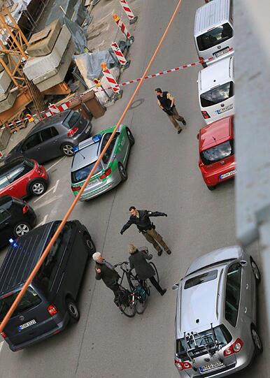 Bilder vom Tatort in der Zentnerstraße