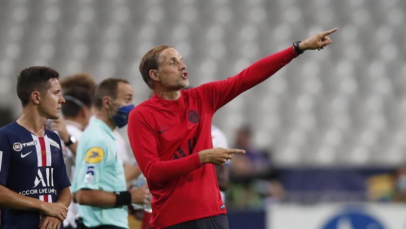 Ist mit Paris Saint-Germain gegen Atalanta Bergamo gefordert: PSG-Coach Thomas Tuchel. Ist mit Paris Saint-Germain gegen Atalanta Bergamo gefordert: PSG-Coach Thomas Tuchel.