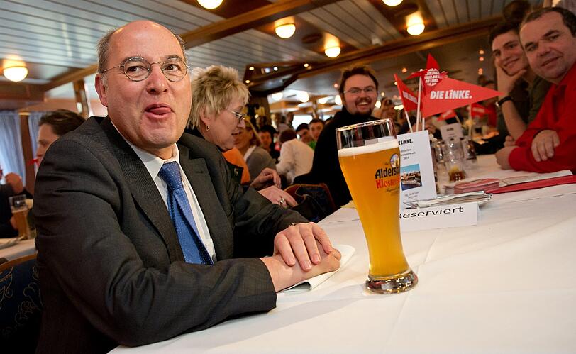 Gregor Gysi am Aschermittwoch in Passau.