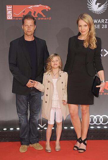 Schweiger und seine Ex, Svenja Holtmann und seine kleine Tochter Emma.
