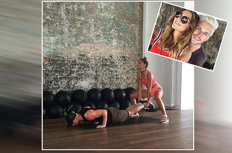 Gemeinsame Leidenschaft: Stefanie Giesinger und ihr neuer Freund Marcus Butler halten sich fit.