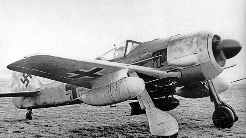 Mit BMW-Motor: das JagdflugzeugFocke-Wulf Fw 190.