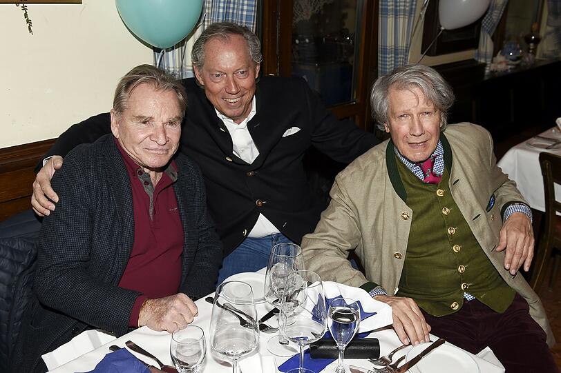 Prof. Dr. Werner Mang, Fritz Wepper und Bernd Herzsprung
