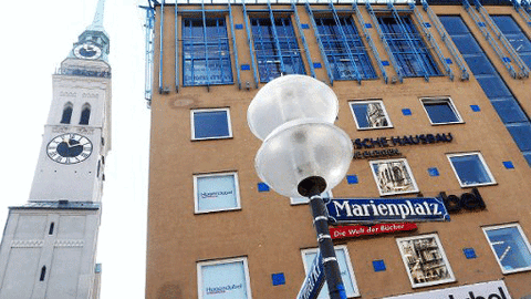 Die Buchhandlung Hugendubel kann nun wohl doch am Marienplatz bleiben.