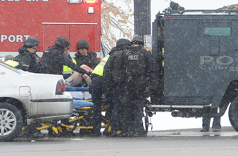 Ein Bild vom Tatort in Colorado Springs.