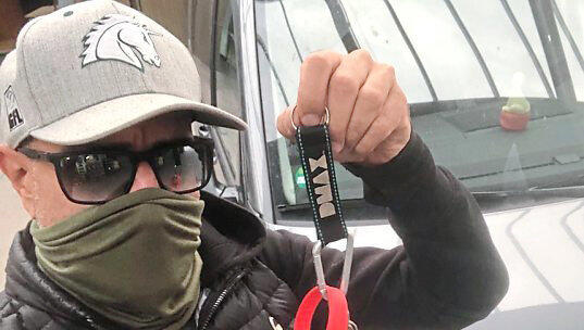 Kurz nach dem Interview gab Alex Wesselsky Entwarnung per Selfie: Der Schlüssel war wieder da. Kurz nach dem Interview gab Alex Wesselsky Entwarnung per Selfie: Der Schlüssel war wieder da.